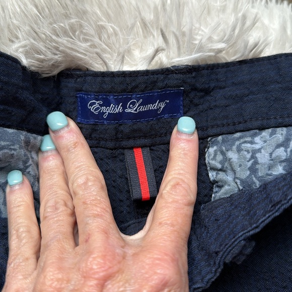 English Laundry Men’s Blue Flat Front Shorts - Picture 2 of 5